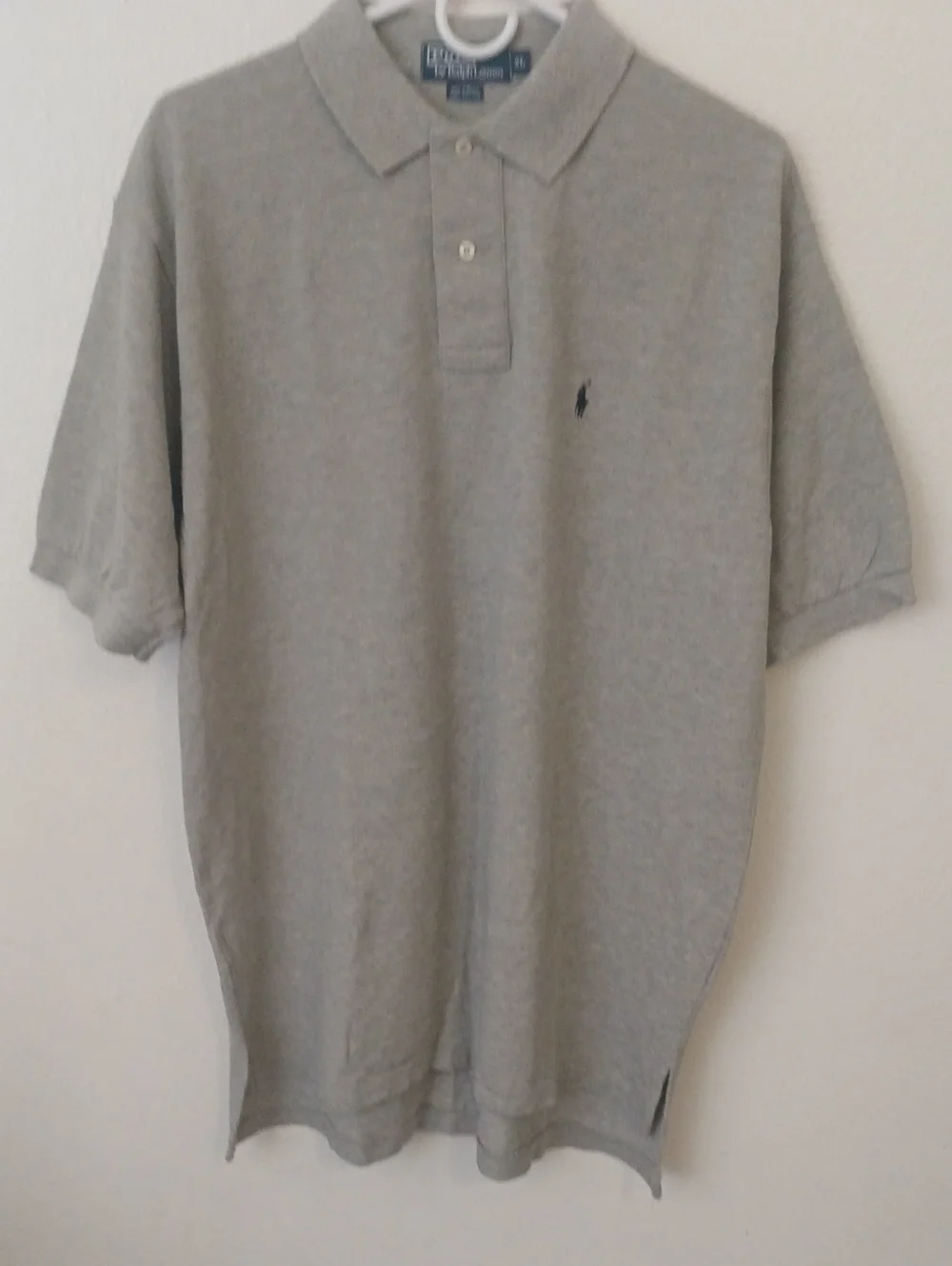 Polo by Ralph Lauren Classic Fit Gray Short-Sleeve Polo Shirt Sz. XL